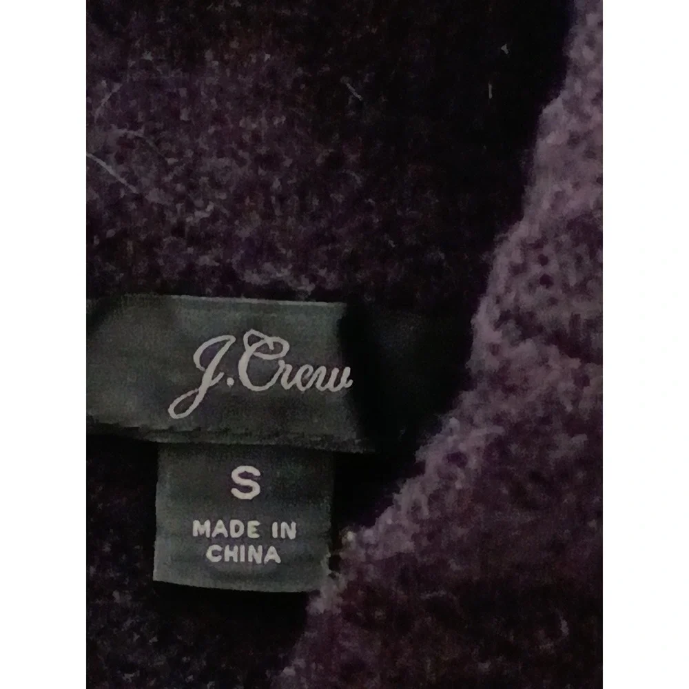 J.Crew Womens Merino Wool Alpaca Blend Mock Neck Turtleneck Sweater Black‎ Small